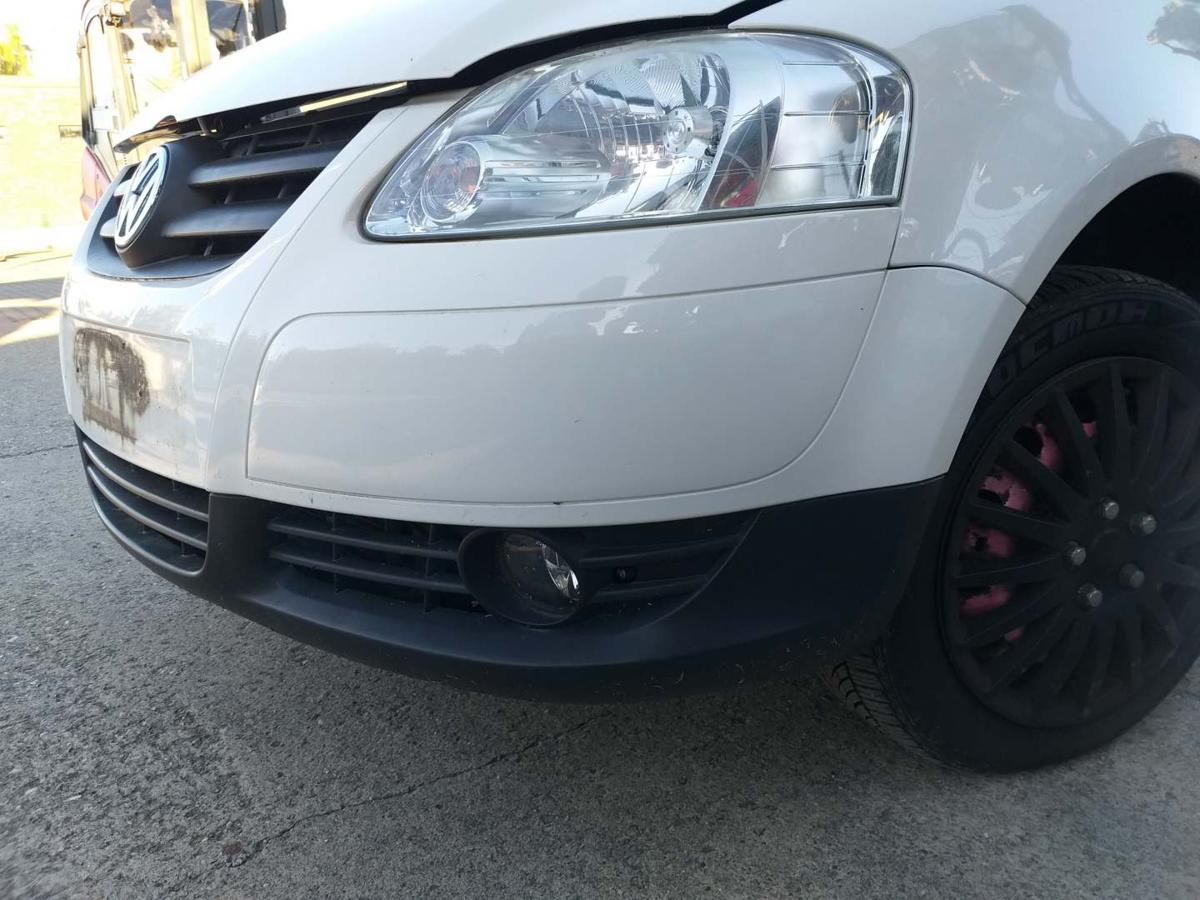 VW Fox original Stoßstange Stossfänger vorn LB9A Candyweiss Bj.2010